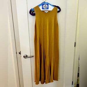 Vince scoop neck midi dress